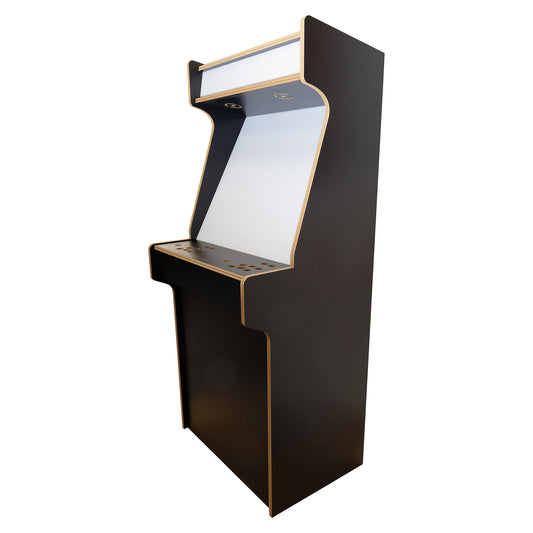 2 Player 24" Upright Arcade Cabinet Flat Pack Kit - Black