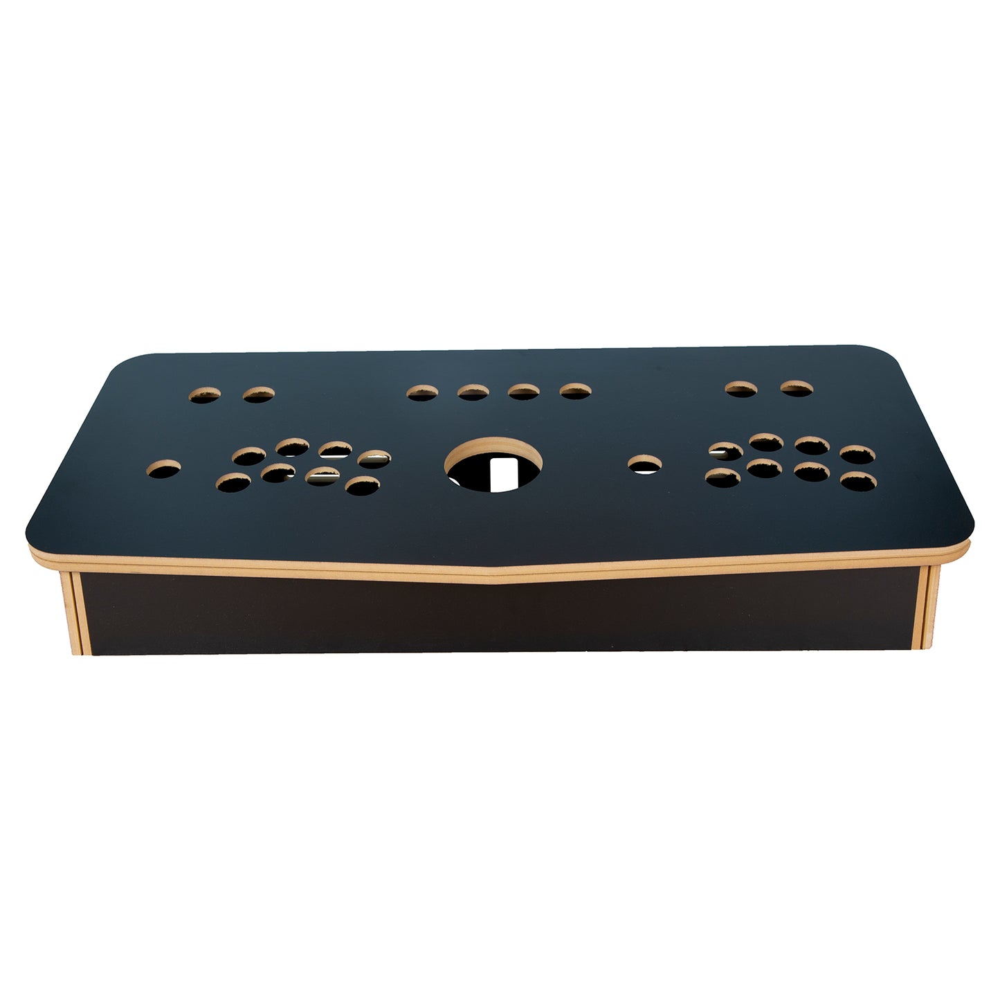 2 Player Control Panel Arcade Cabinet Flat Pack Kit - Black