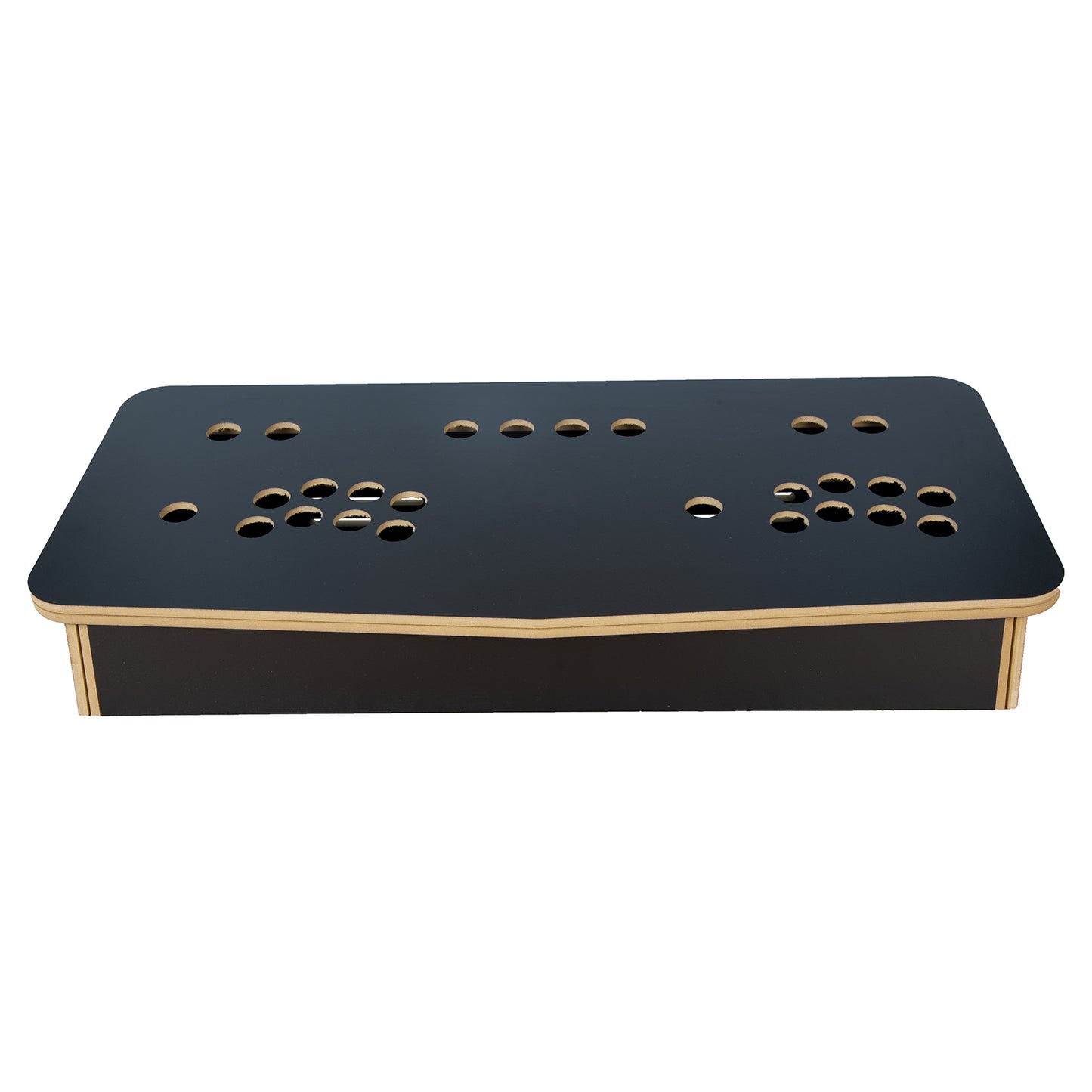 2 Player Control Panel Arcade Cabinet Flat Pack Kit - Black