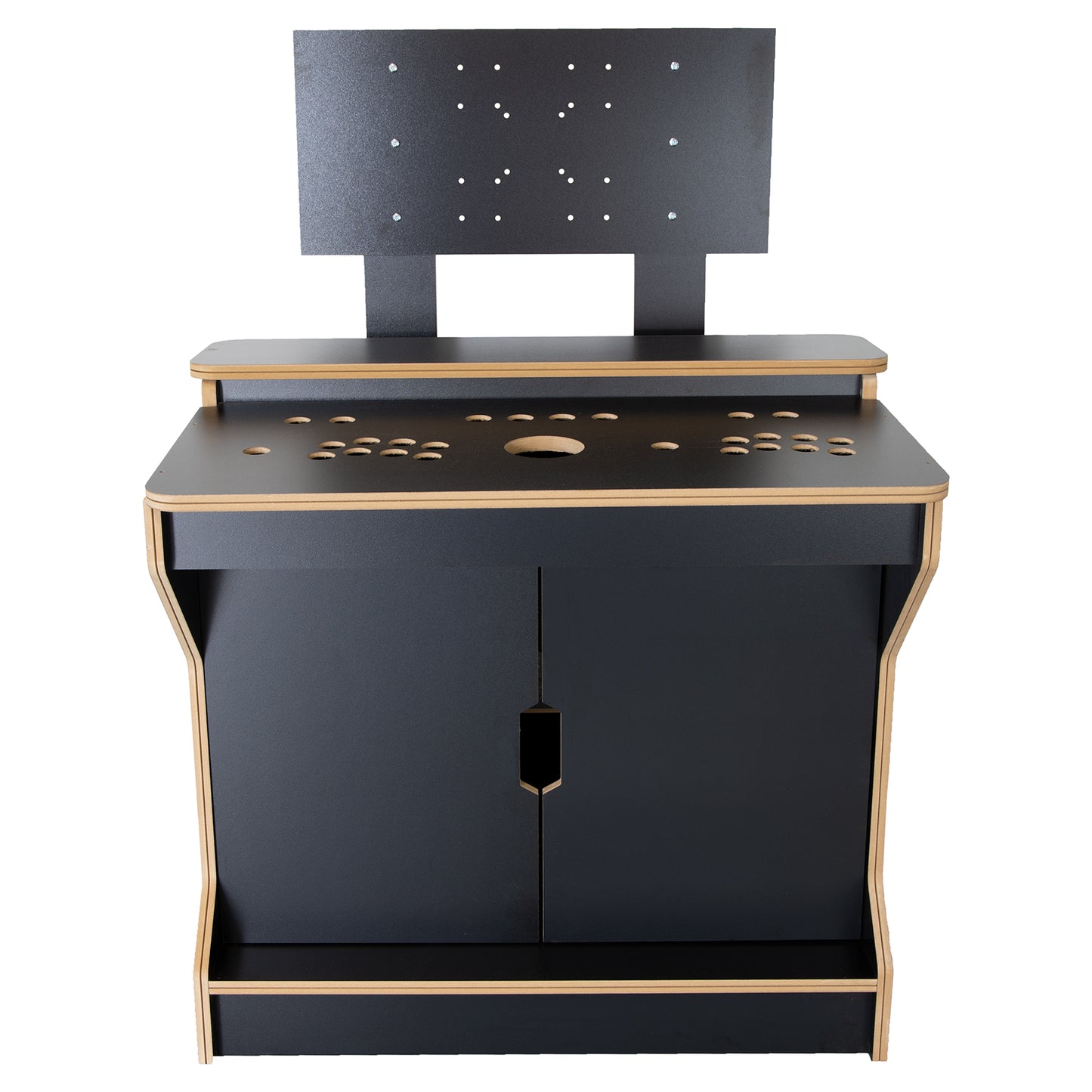 2 Player Sit Down Arcade Cabinet Flat Pack Kit - Black