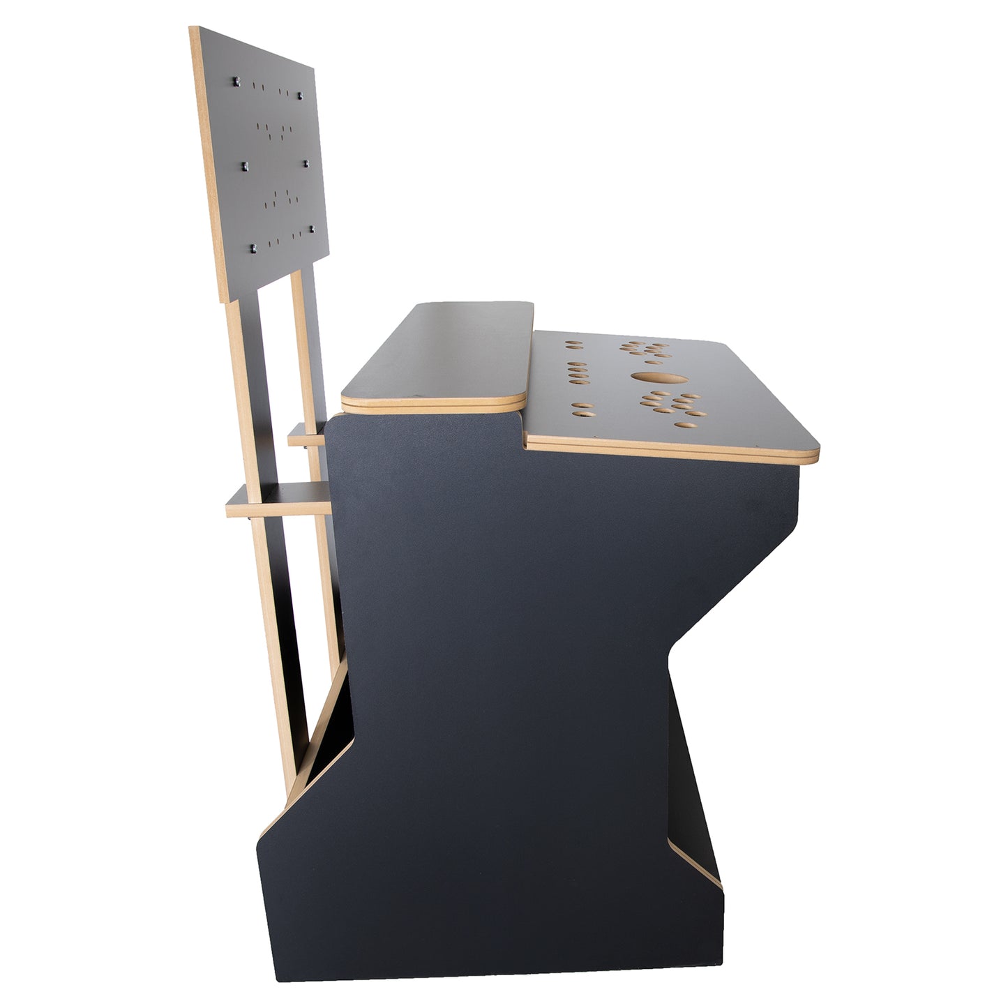 2 Player Sit Down Arcade Cabinet Flat Pack Kit - Black