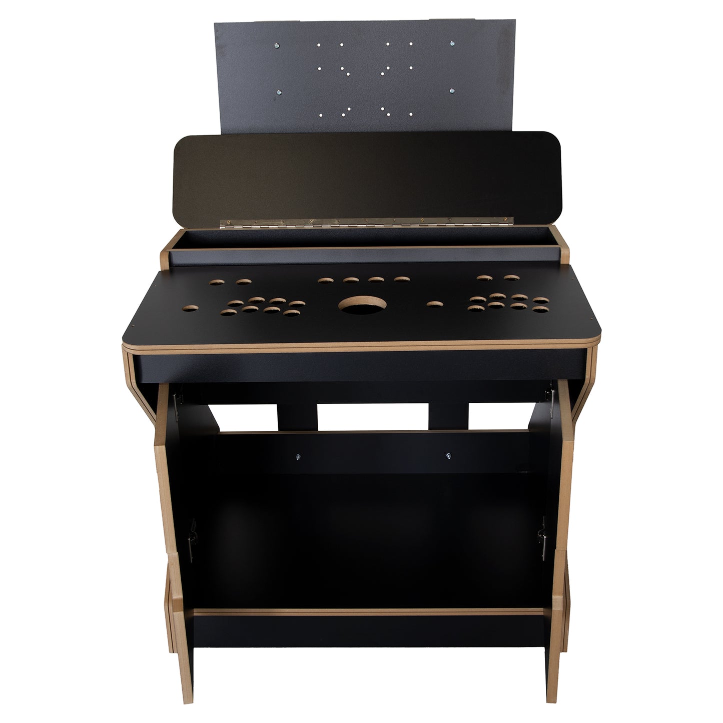 2 Player Sit Down Arcade Cabinet Flat Pack Kit - Black