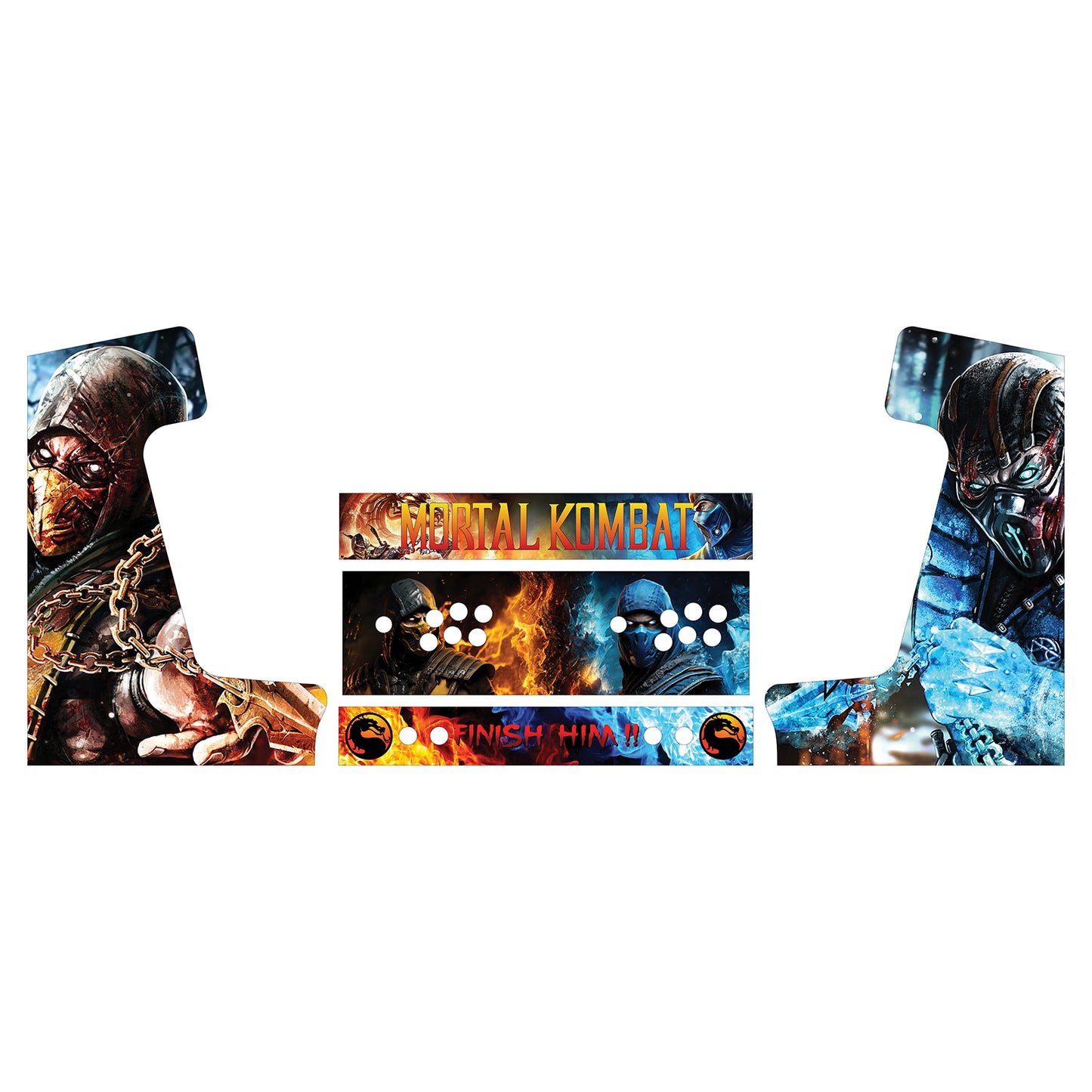 27" Bartop Artwork - Mortal Kombat