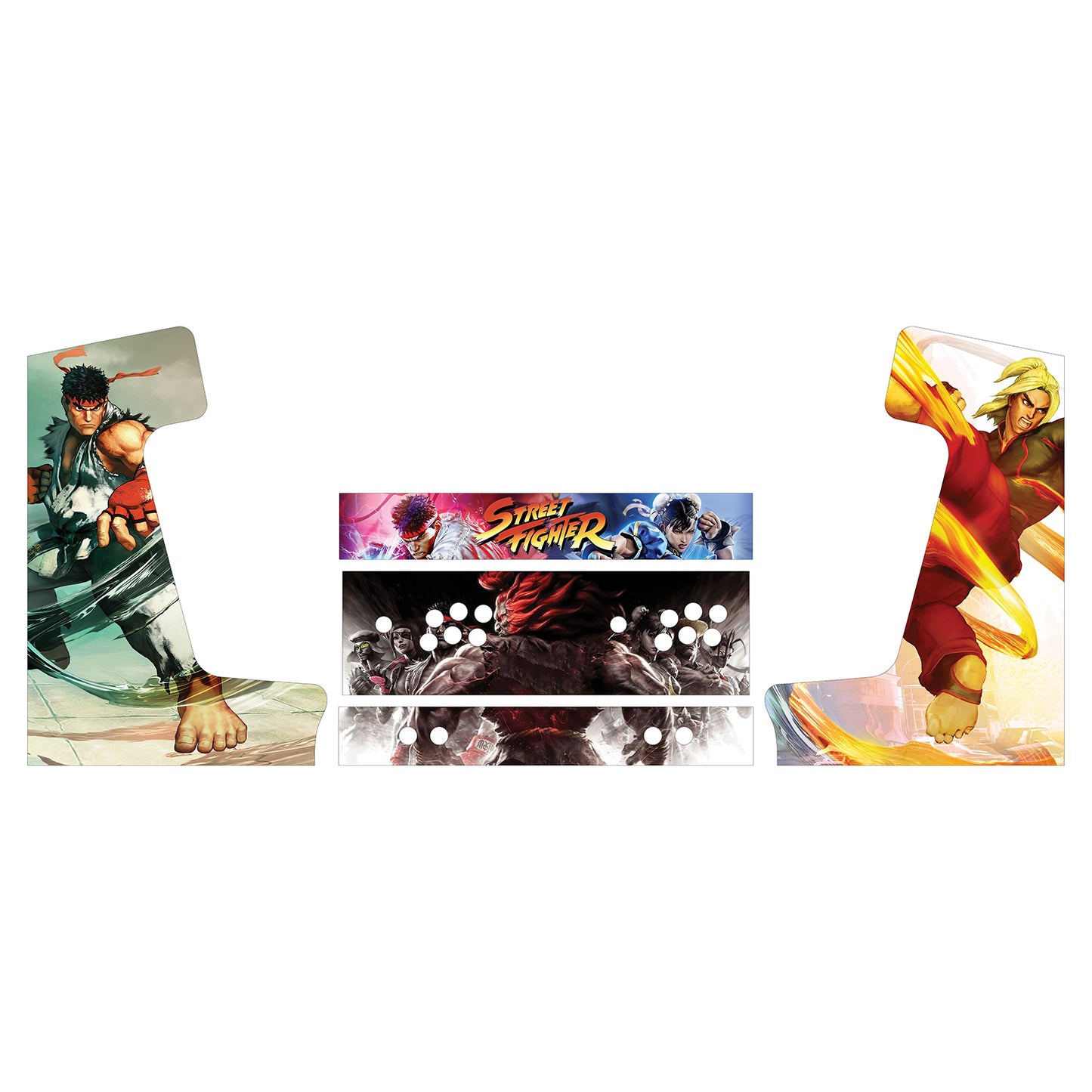 27" Bartop Artwork - Street Fighter