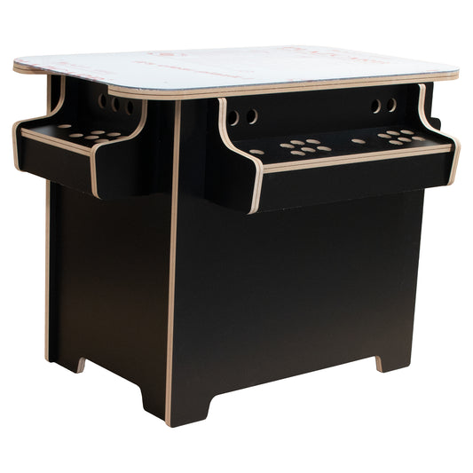 4 Player 27" Cocktail Arcade Cabinet Flat Pack Kit - Black