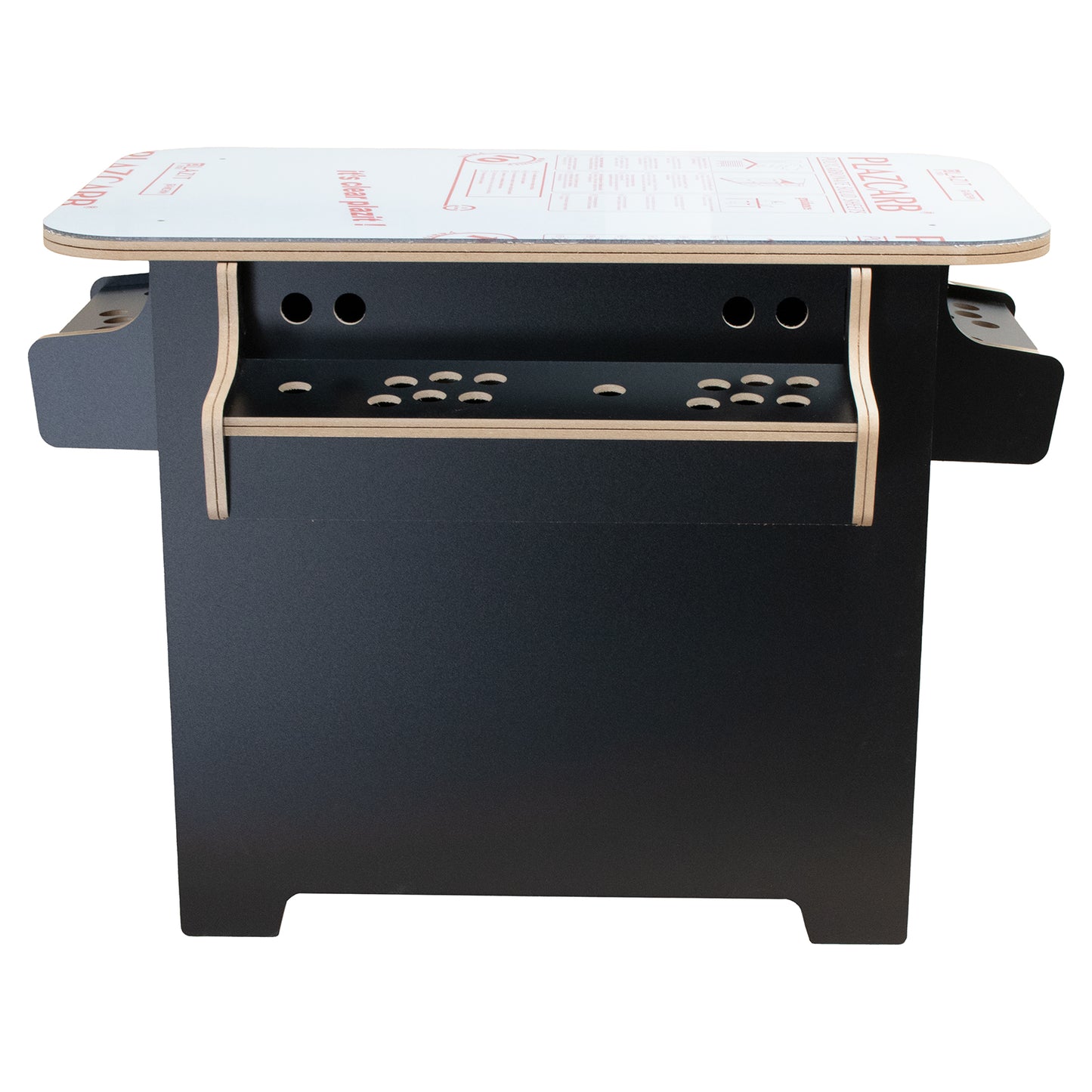 4 Player 27" Cocktail Arcade Cabinet Flat Pack Kit - Black