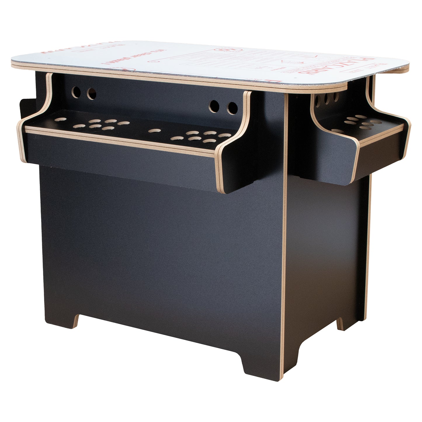 4 Player 27" Cocktail Arcade Cabinet Flat Pack Kit - Black