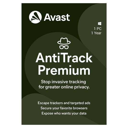 Avast AntiTrack Premium, 1 Device, 1 Year