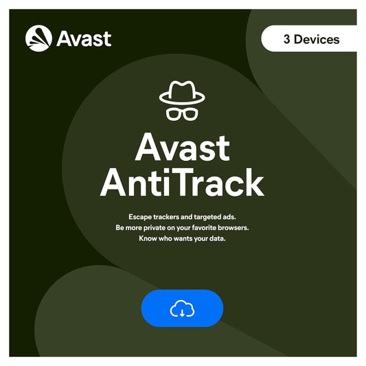 Avast AntiTrack Premium, 3 Devices, 1 Year