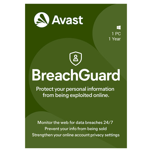 Avast BreachGuard, 1 Device, 1 Year
