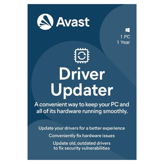 Avast Driver Updater, 1 Device, 1 Year