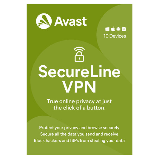 Avast SecureLine VPN, 1 Device, 1 Year