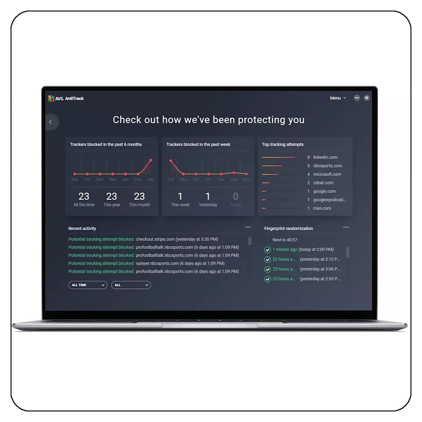 AVG AntiTrack, 3 Devices, 1 Year