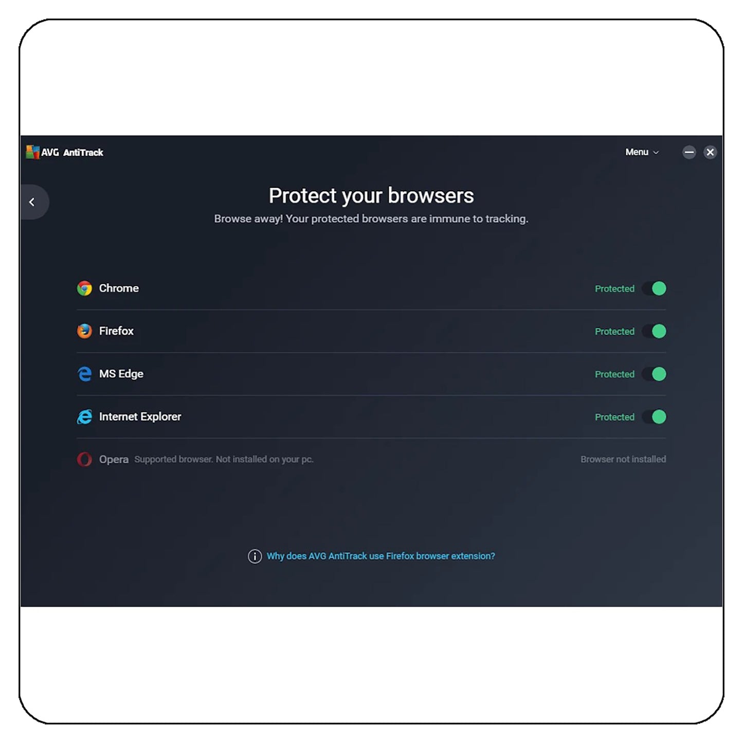 AVG AntiTrack, 3 Devices, 1 Year