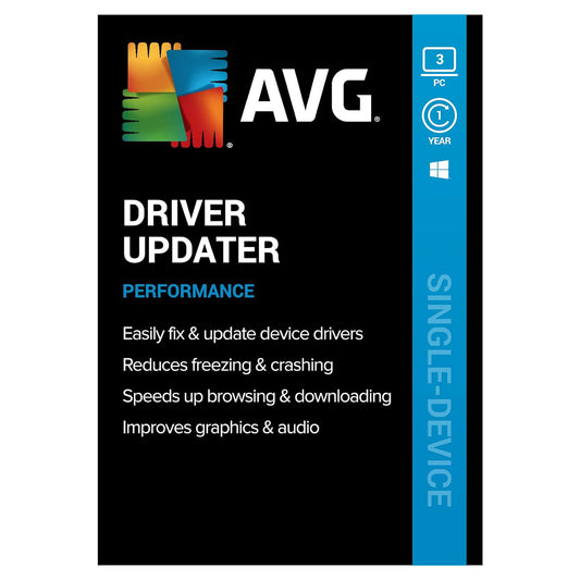 AVG Driver Updater, 3 Devices, 1 Year