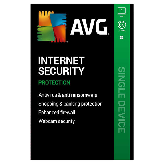 AVG Internet Security, 1 Device, 1 Year