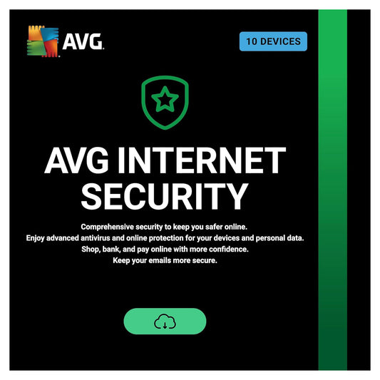 AVG Internet Security, 10 Devices, 2 Years