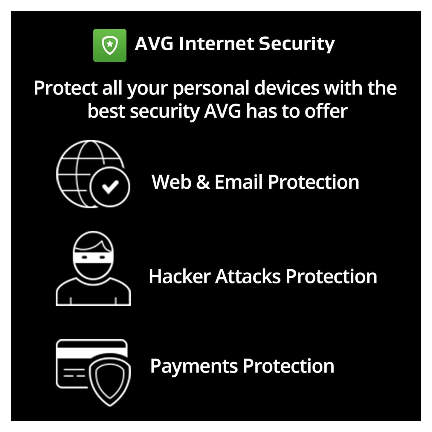 AVG Internet Security, 10 Devices, 2 Years