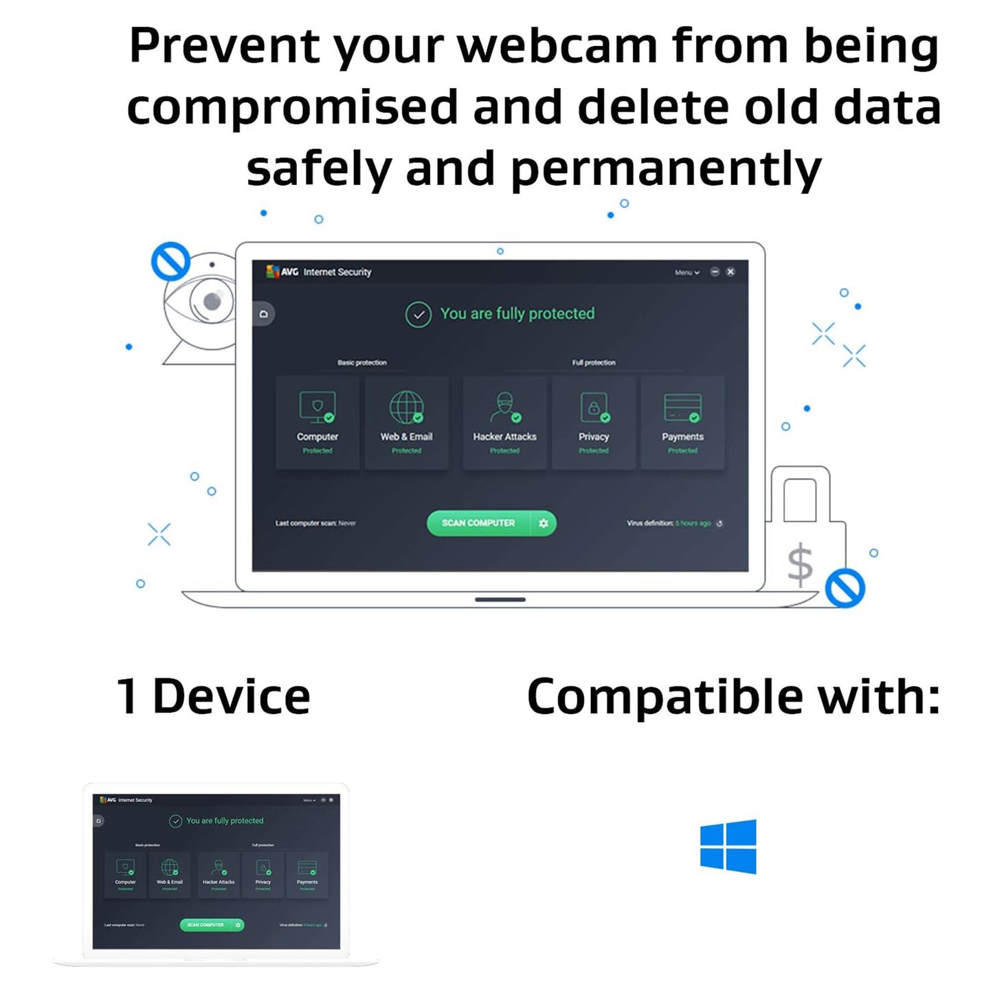 AVG Internet Security, 10 Devices, 2 Years