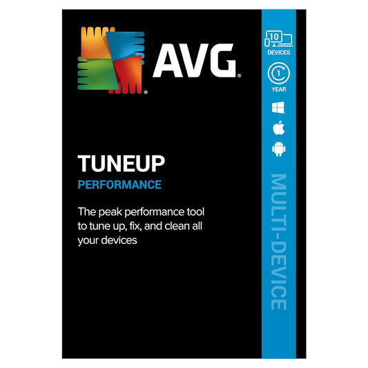 AVG TuneUp, 10 Devices, 1 Year