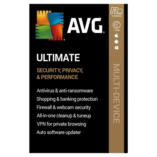 AVG Ultimate, 10 Devices, 1 Year