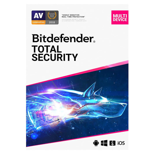 Bitdefender Total Security, 5 Devices, 1 Year