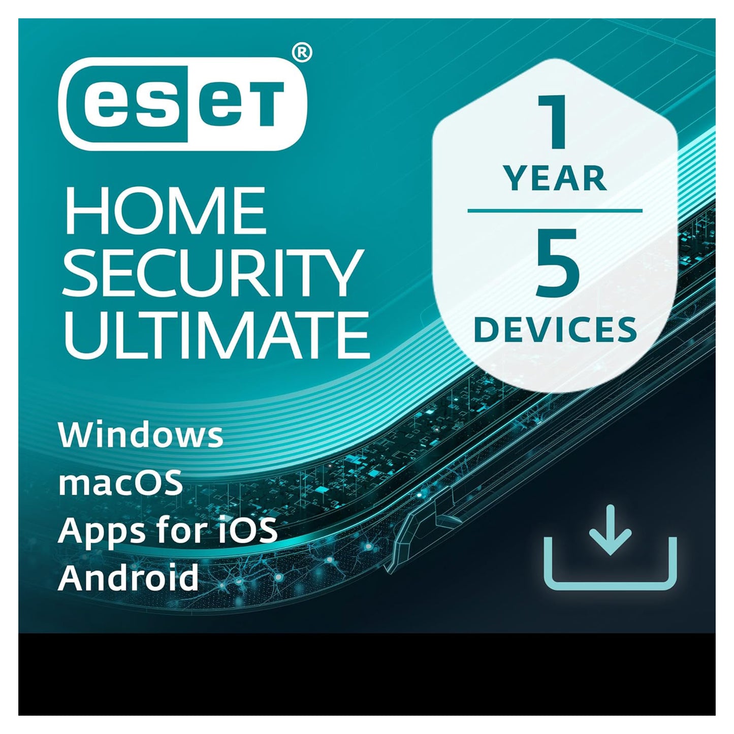 ESET Home Security Ultimate, 5 Devices, 1 Year