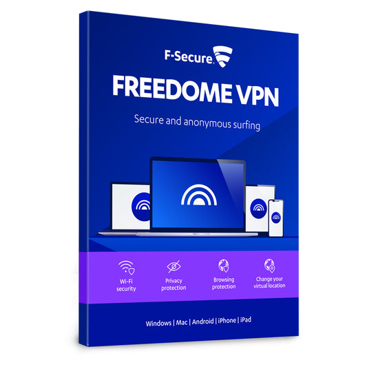 F-Secure Freedome VPN, 5 Devices, 1 Year