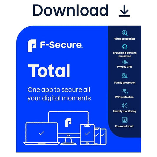 F-Secure Total Security, 3 Devices, 1 Year