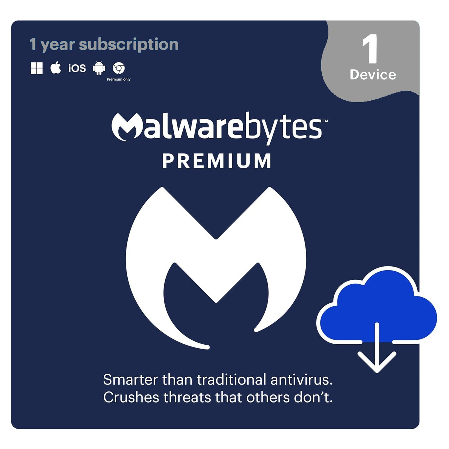 Malwarebytes Premium, 1 Device, 1 Year
