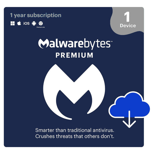 Malwarebytes Premium, 1 Device, 1 Year