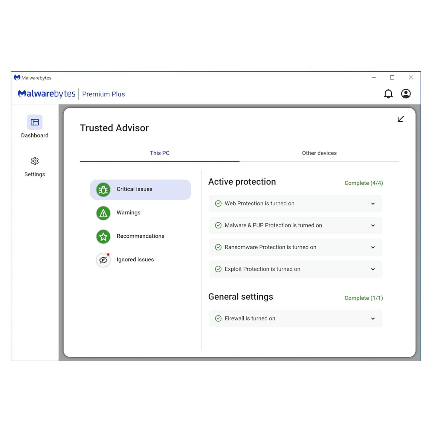 Malwarebytes Premium, 5 Devices, 1 Year