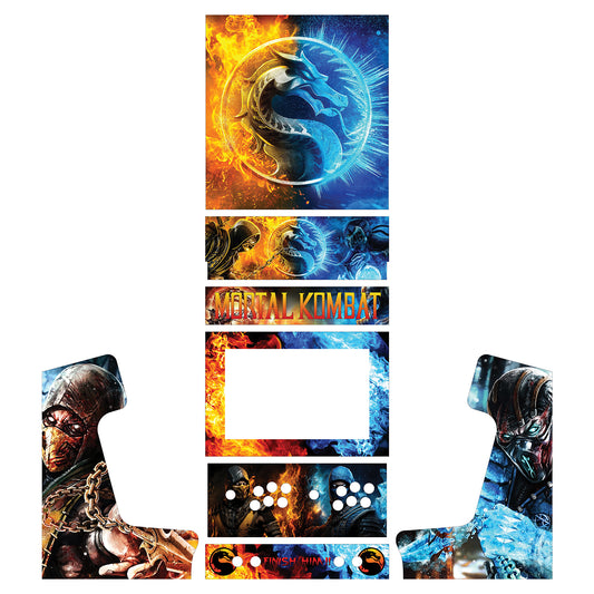 19" Bartop Artwork - Mortal Kombat