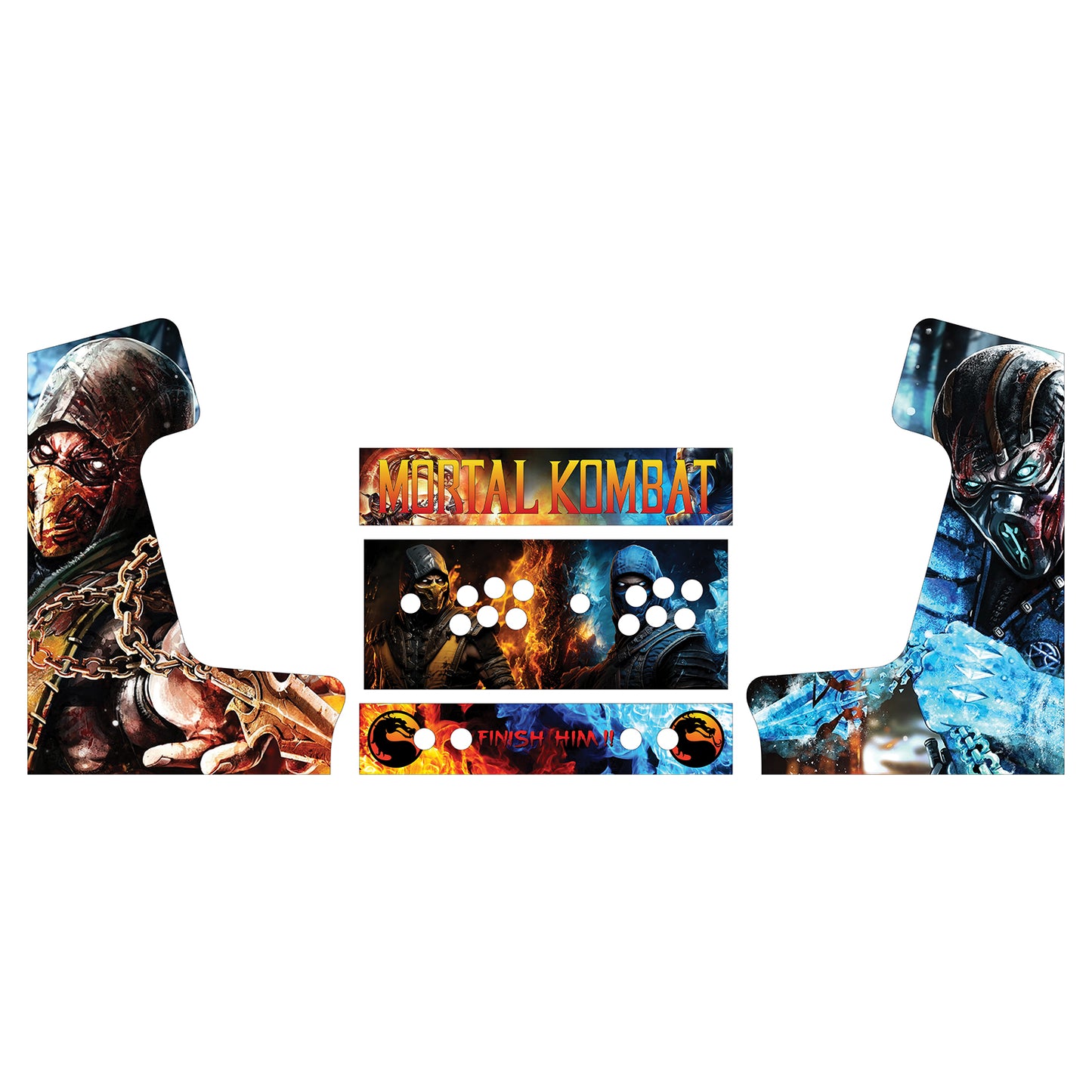 19" Bartop Artwork - Mortal Kombat