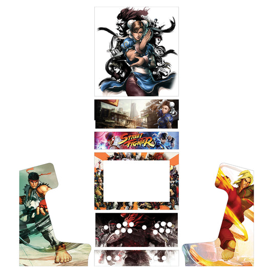 19" Bartop Artwork - Street Fighter