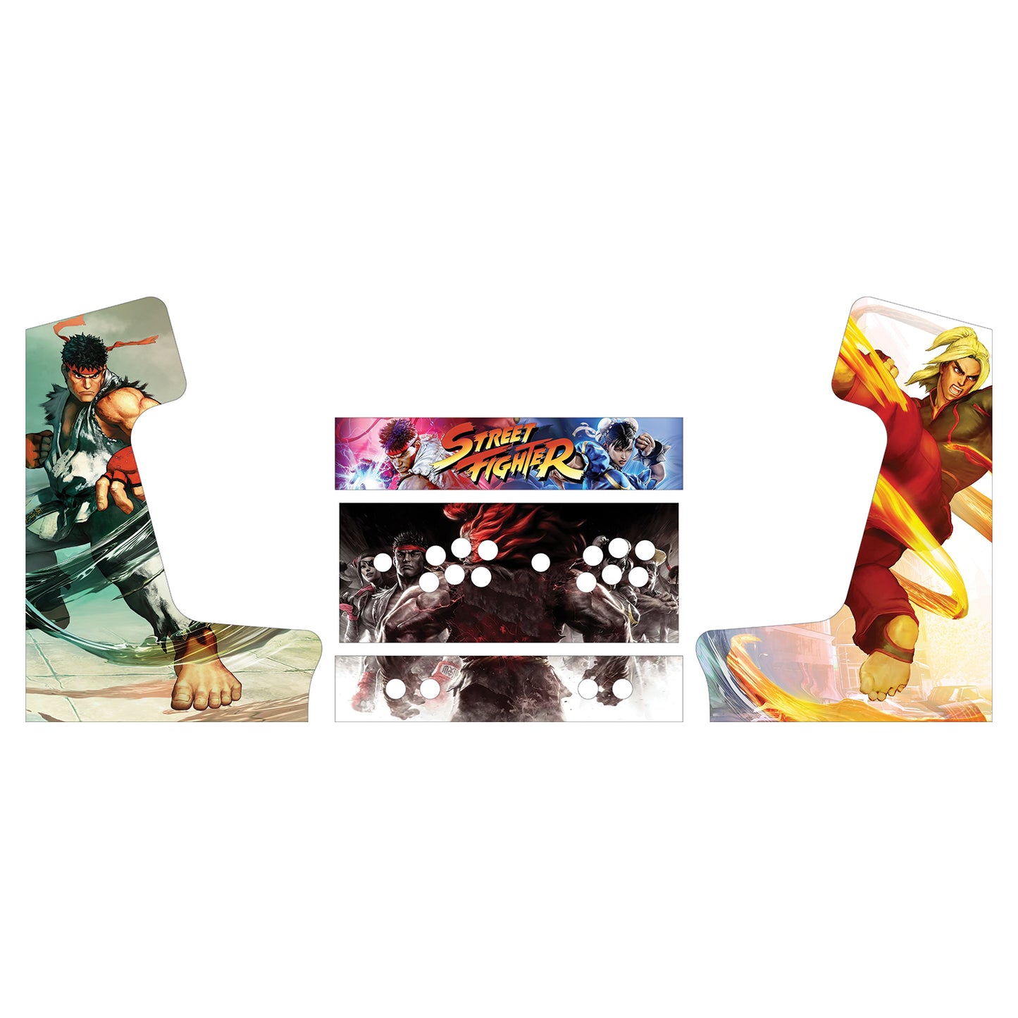 19" Bartop Artwork - Street Fighter