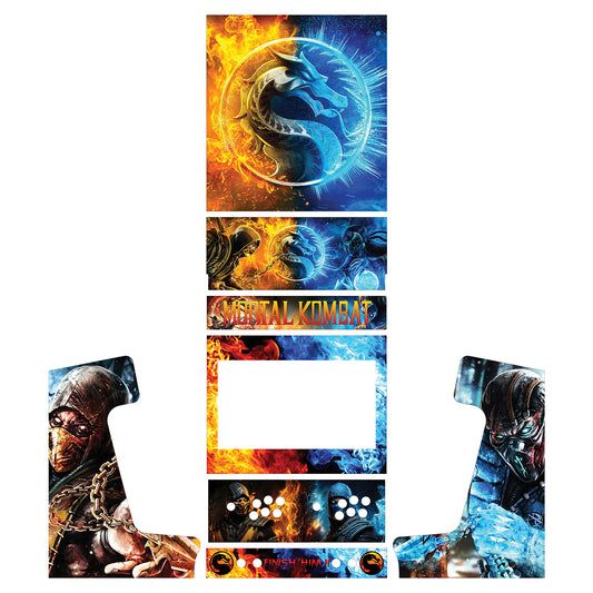 24" Bartop Artwork - Mortal Kombat
