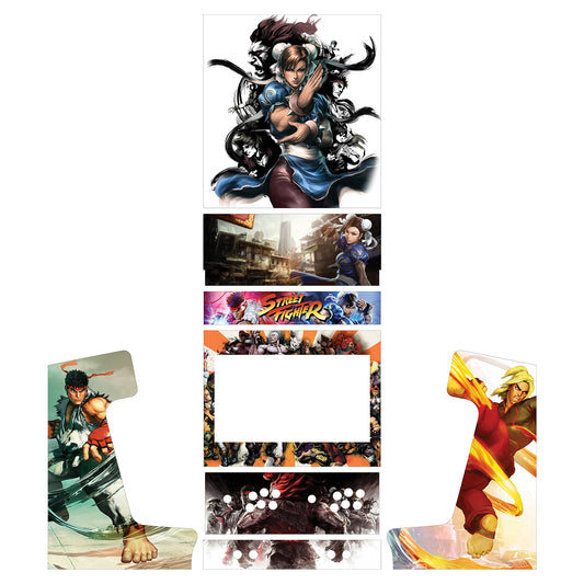24" Bartop Artwork - Street Fighter