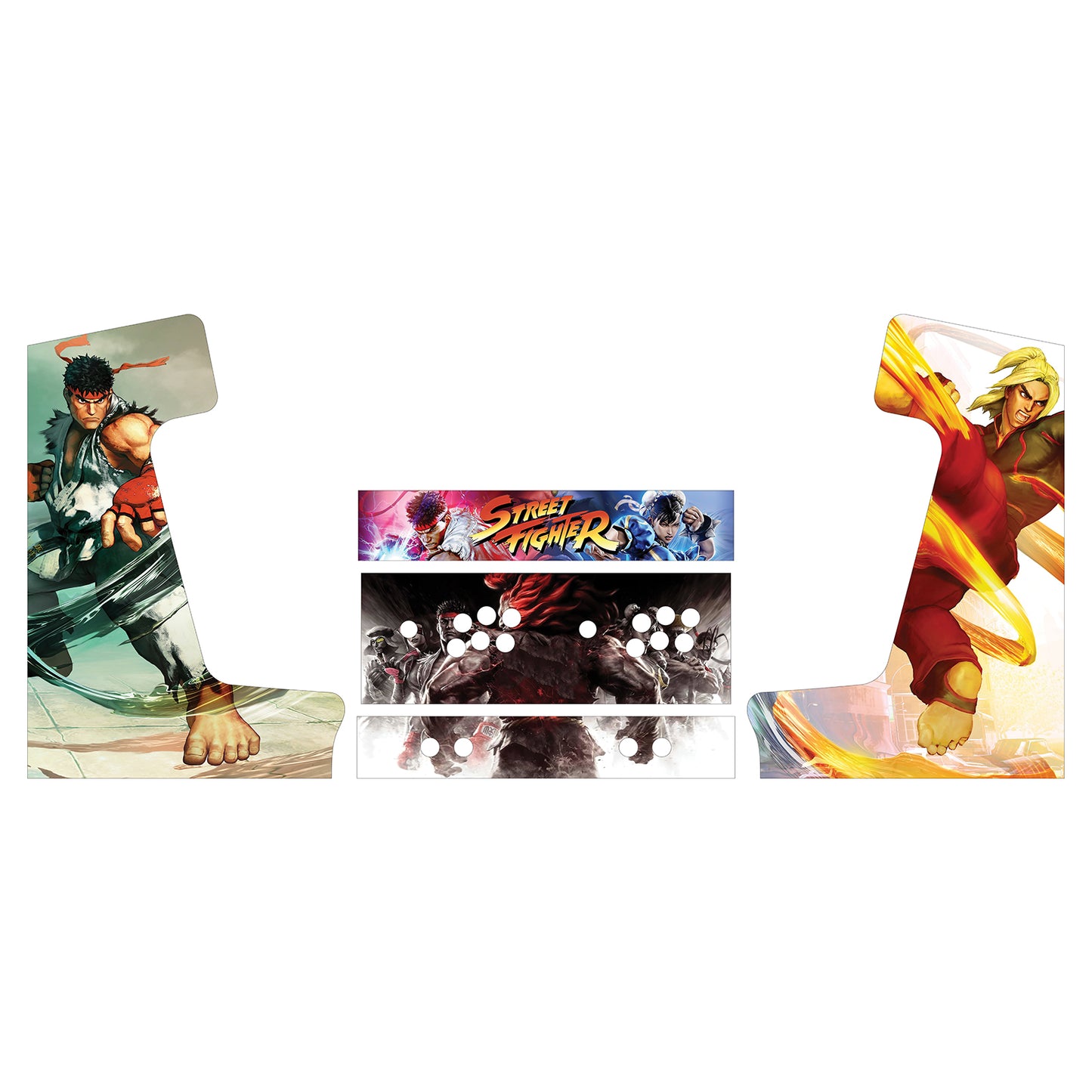 24" Bartop Artwork - Street Fighter