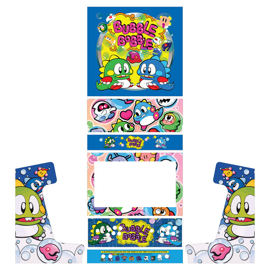 27" Bartop Artwork - Bubble Bobble
