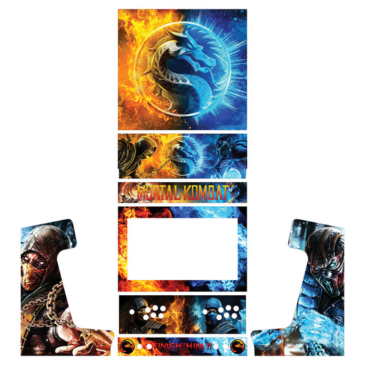 27" Bartop Artwork - Mortal Kombat