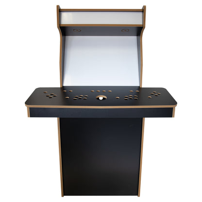 4 Player 27" Upright Arcade Cabinet Flat Pack Kit - Black