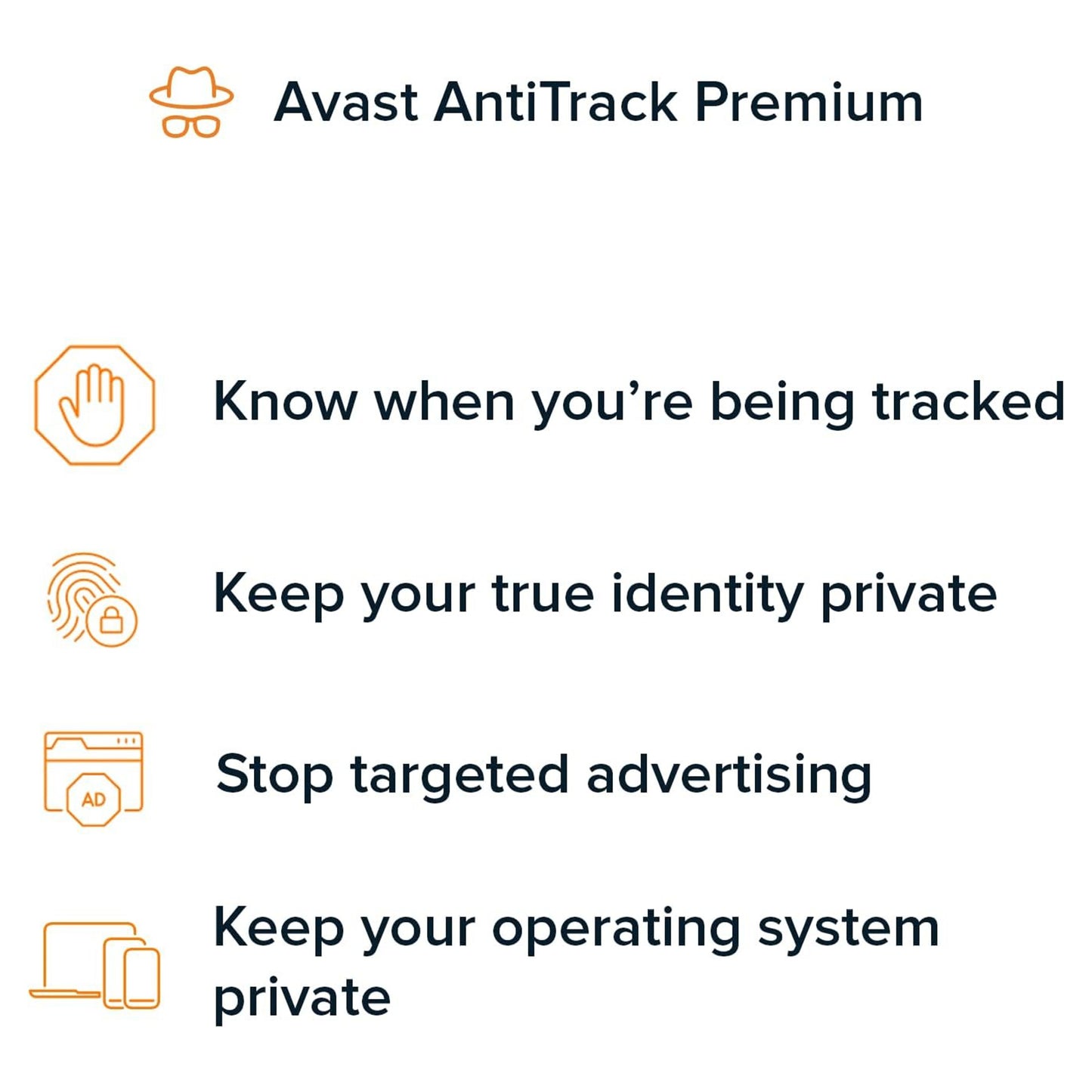 Avast AntiTrack Premium, 1 Device, 1 Year