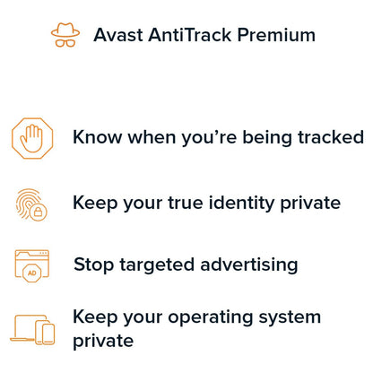Avast AntiTrack Premium, 3 Devices, 1 Year