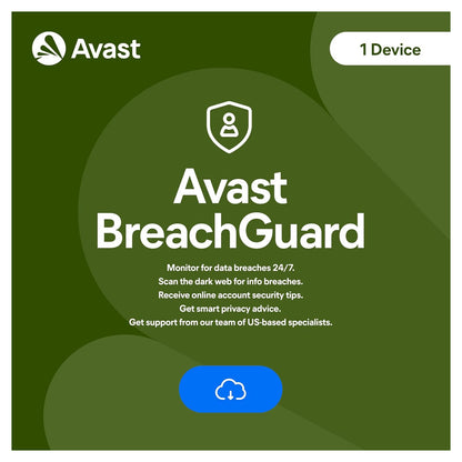 Avast BreachGuard, 1 Device, 1 Year