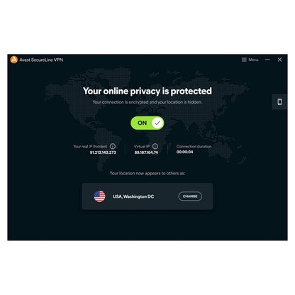 Avast SecureLine VPN, 1 Device, 1 Year
