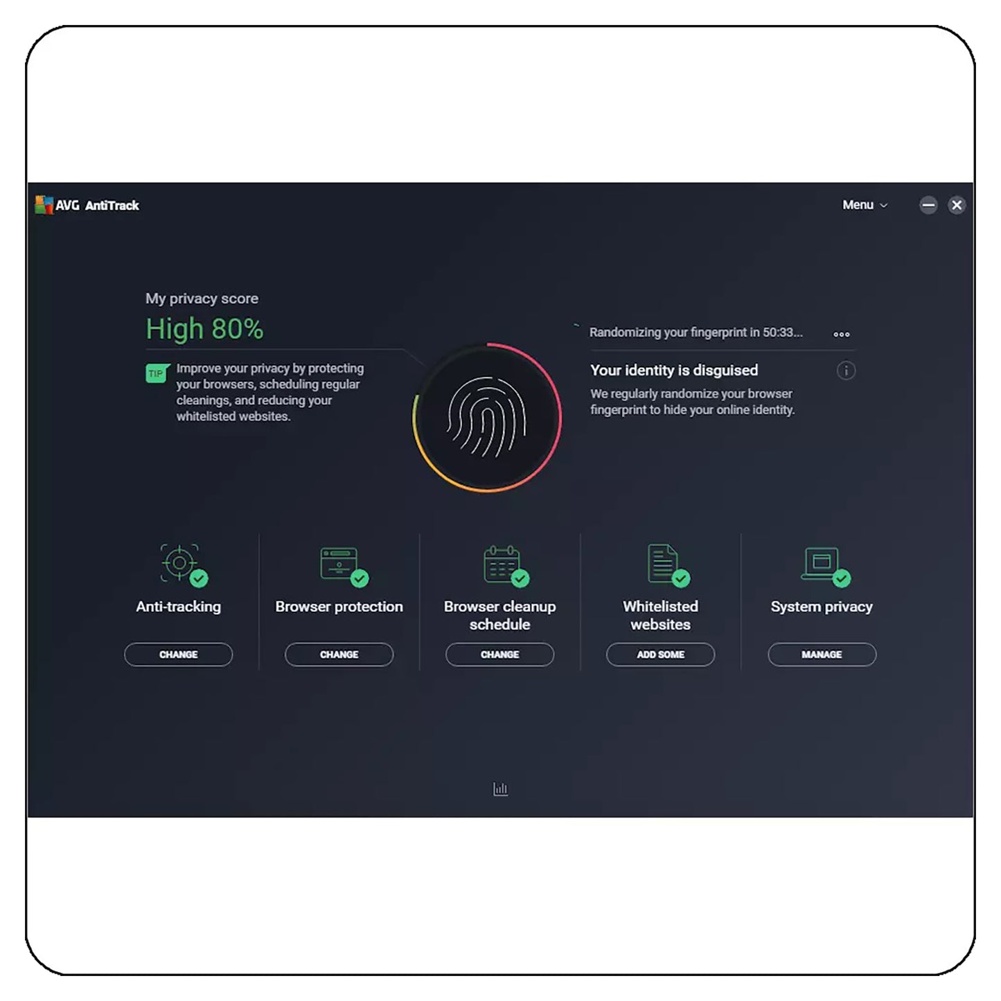 AVG AntiTrack, 3 Devices, 1 Year