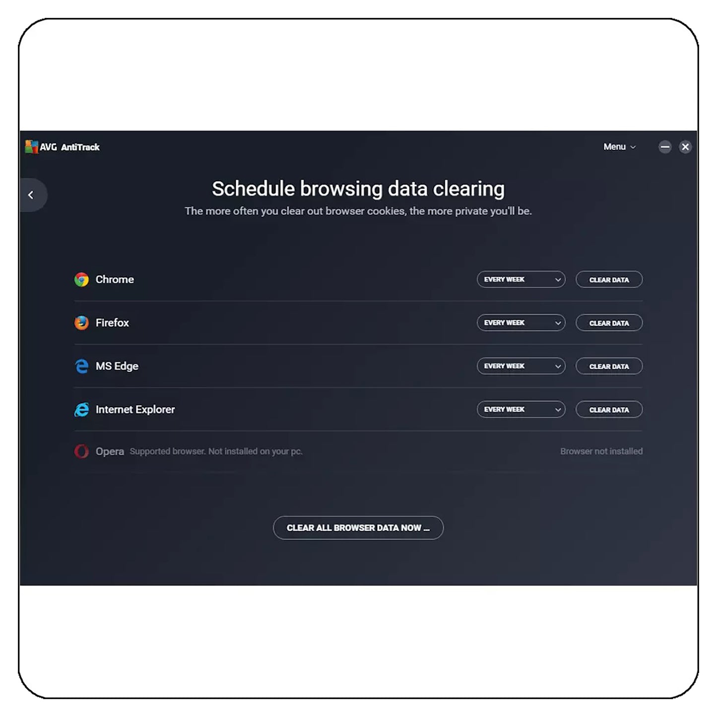 AVG AntiTrack, 3 Devices, 1 Year