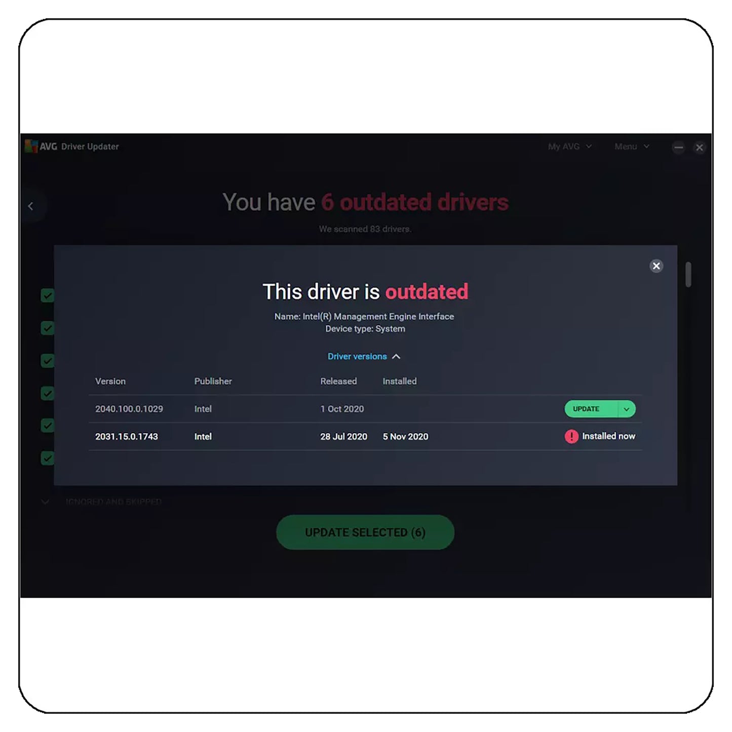 AVG Driver Updater, 1 Device, 1 Year