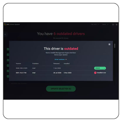 AVG Driver Updater, 1 Device, 1 Year